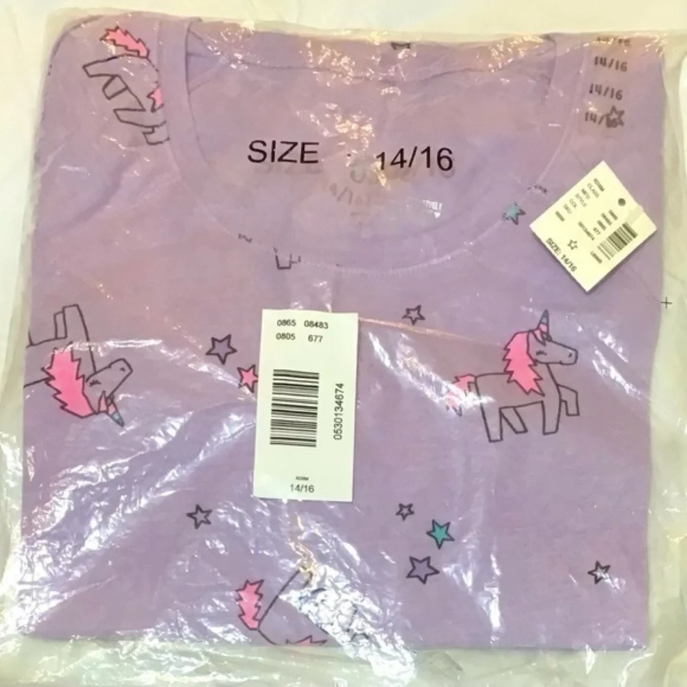 Justice Stars And Unicorns Long Sleeve Shirt